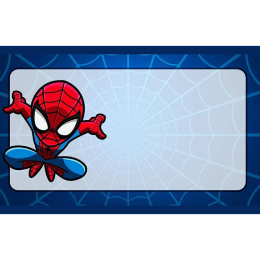 Picture of NAME TAG SPIDERMAN 88X55MM